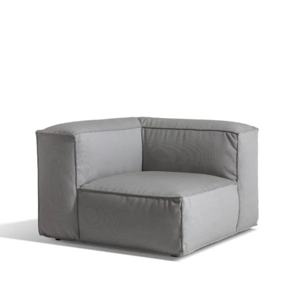 Skargaarden Asker modular sofa Sunbrella Sling taupe beige, corner section