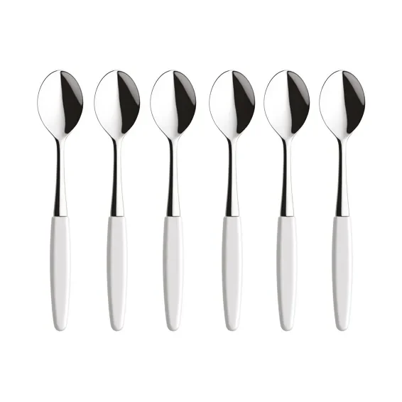 Skaugum of Norway Skaugum coffee spoon 6-pack Pure White