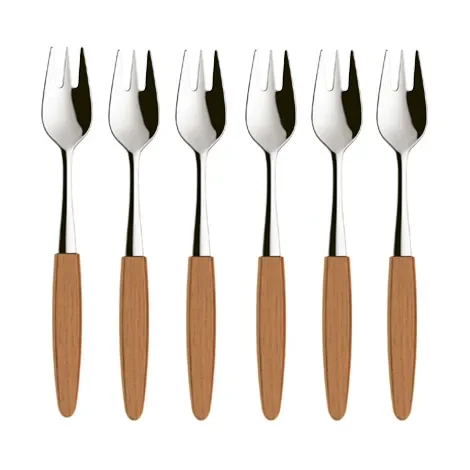 Skaugum of Norway Skaugum dessert fork 6-pack Ecco Teak