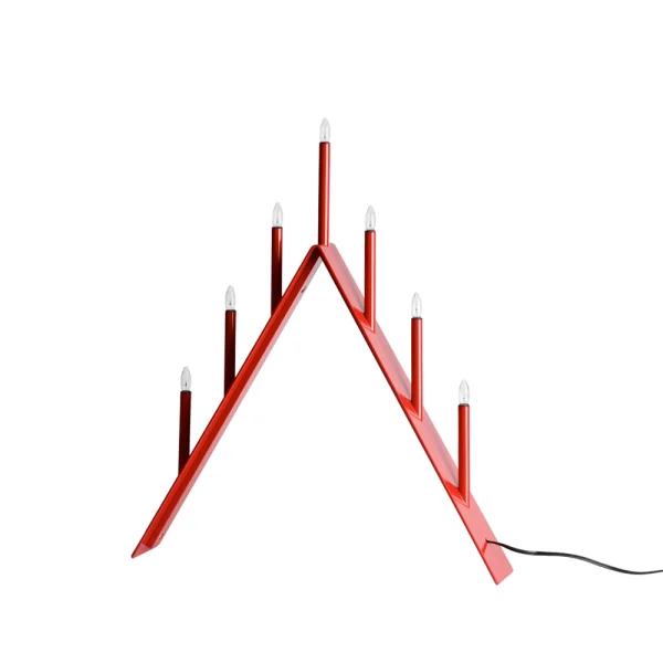 SMD Design Spica 7 Advent candle holder Red, led