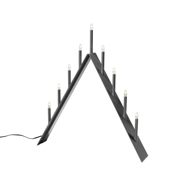 SMD Design Spica 9 Advent candle holder Dark grey, led