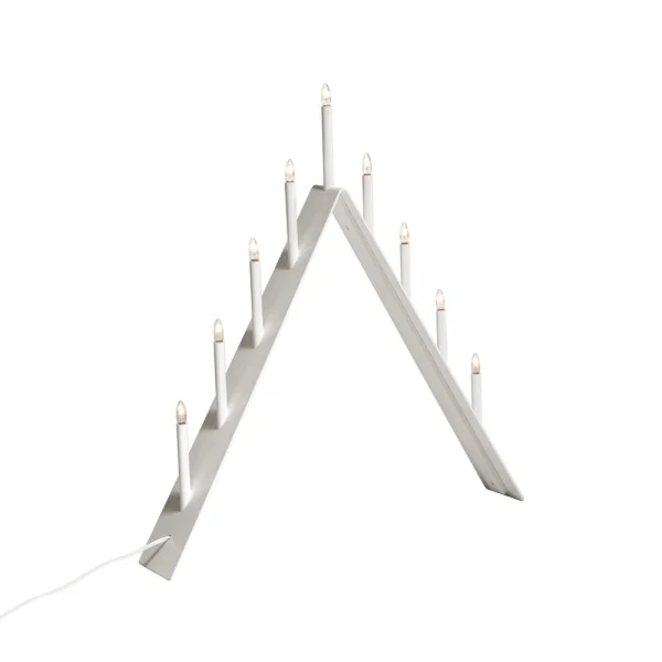 SMD Design Spica 9 Advent candle holder White, led