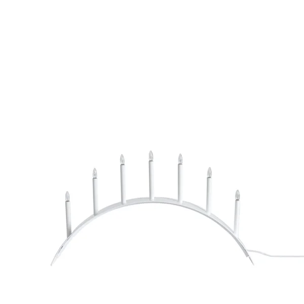 SMD Design Spica Bow 7 Advent candle holder White