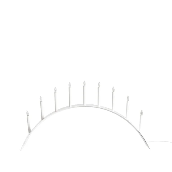 SMD Design Spica Bow 9 Advent candle holder White, led