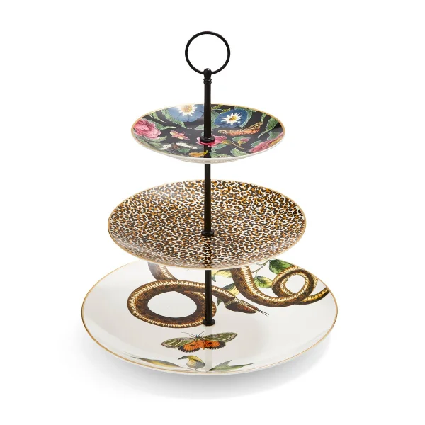 Spode Creatures of Curiosity cake stand Pattern