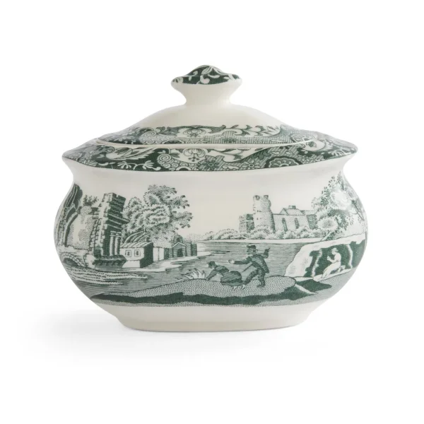 Spode Heritage Green Italian sugar bowl Green, 0.25 L