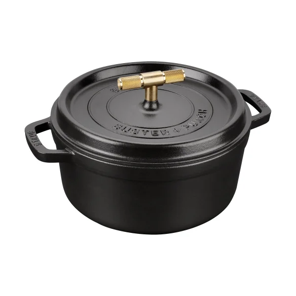 STAUB Buster & Punch cast iron brass pot 3.8 L