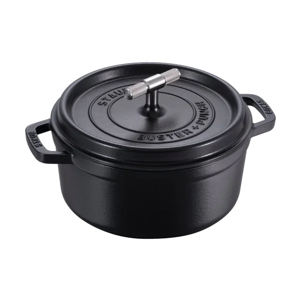 STAUB Buster & Punch cast iron stainless steel pot 3.7 L