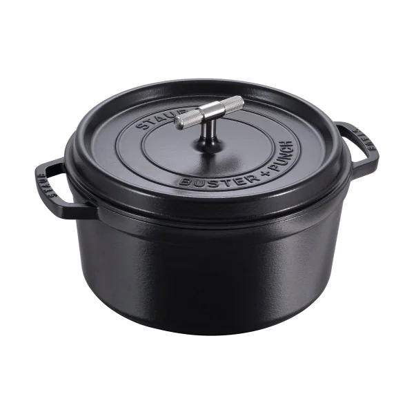 STAUB Buster & Punch cast iron stainless steel pot 6.75 L