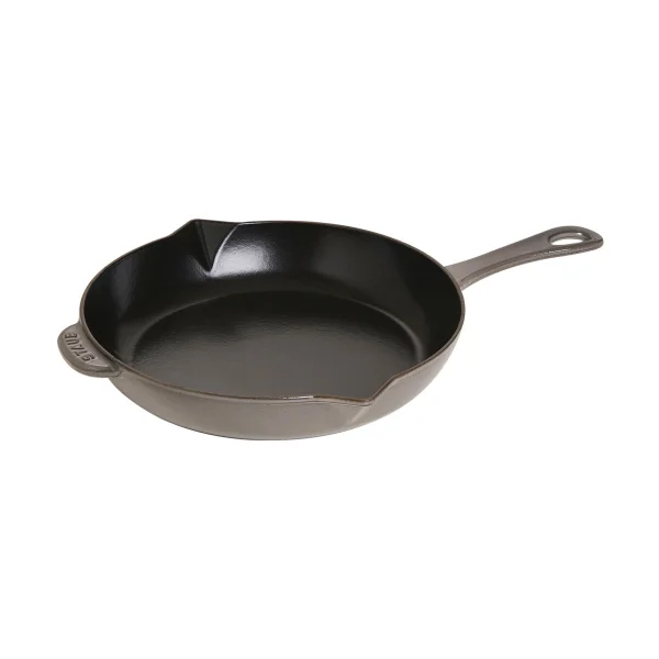 STAUB Staub cast iron frying pan with pouring spout Ø26 cm Graphite gray