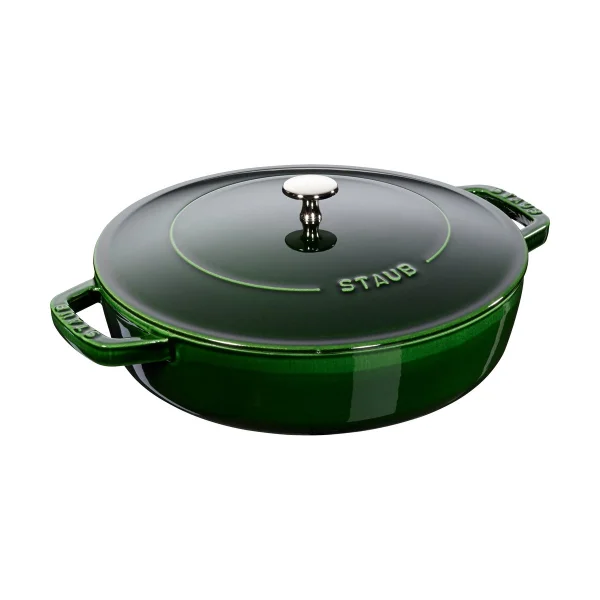 STAUB Staub Chistera braiser cast iron Ø24 cm Basil green