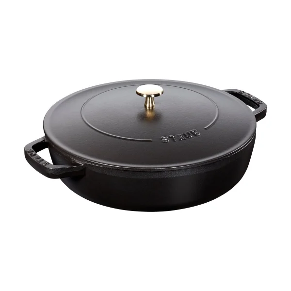 STAUB Staub Chistera braiser cast iron Ø24 cm Black