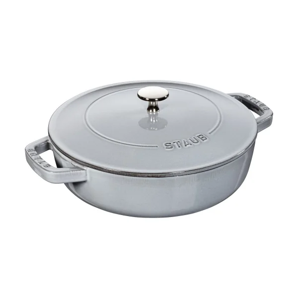 STAUB Staub Chistera braiser cast iron Ø24 cm Graphite gray