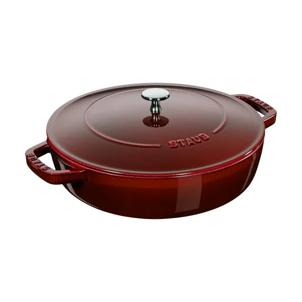 STAUB Staub Chistera braiser cast iron Ø24 cm Grenadine red