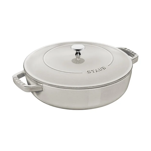 STAUB Staub Chistera braising pan cast iron Ø28 cm White truffle