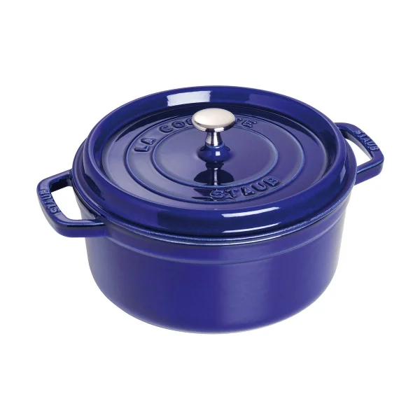 STAUB Staub La Cocotte round casserole cast iron 2.6 L Dark blue