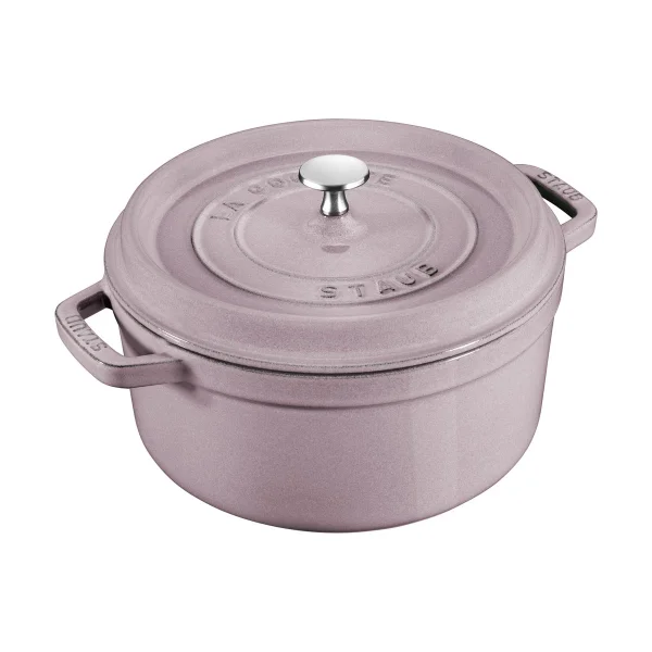 STAUB Staub La Cocotte round casserole cast iron 5.2 L Cherry Blossom