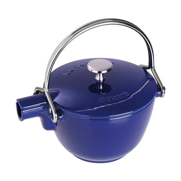 STAUB Staub teapot cast iron round 1.15 L Dark blue
