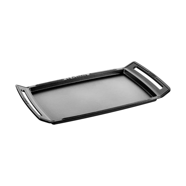 STAUB Staub Teppanyaki griddle with handles 38x25 cm Black