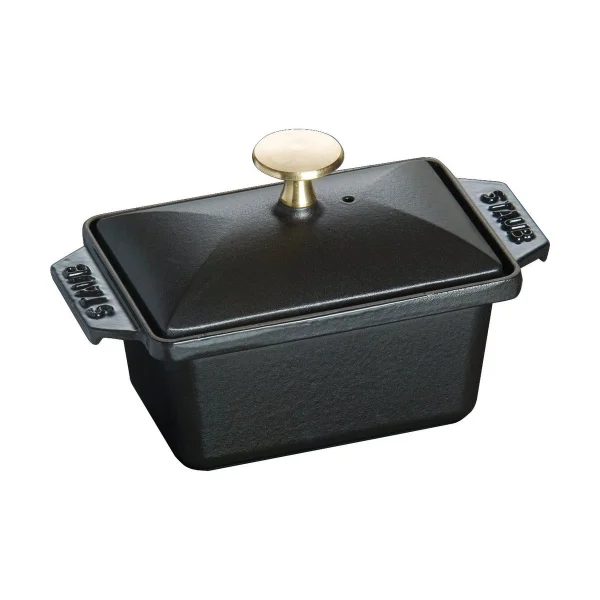 STAUB Staub Terrine casserole cast iron black 15x11 cm