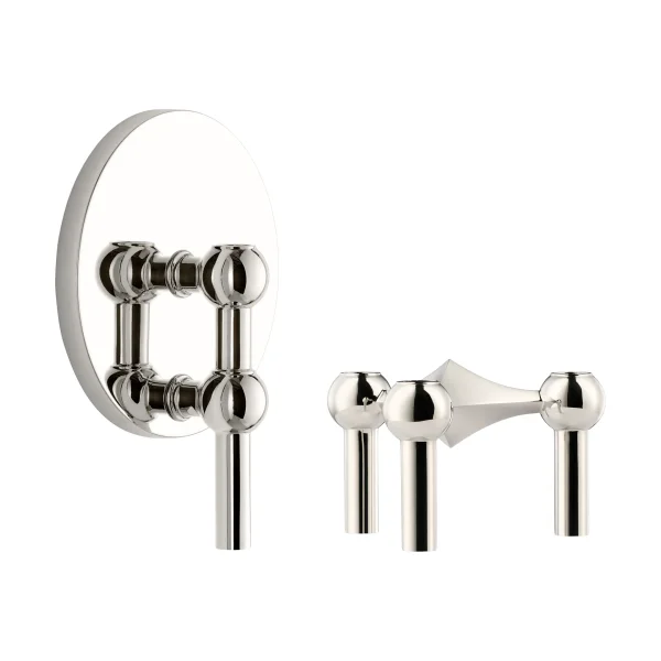 STOFF Nagel STOFF Nagel candlestick 2 pieces - Chrome