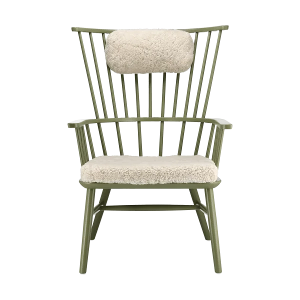 Stolab Henriette armchair cushion&headrest Olive green-Moonlight