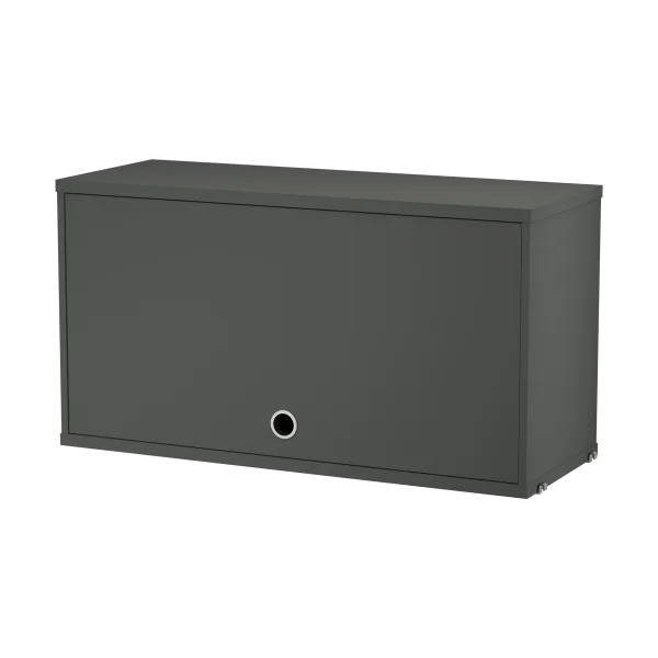 String String cabinet with flip door 78 cm Dark grey