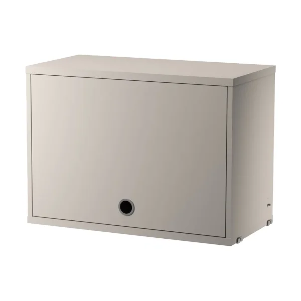 String String cabinet with flip door Beige, 58x30 cm