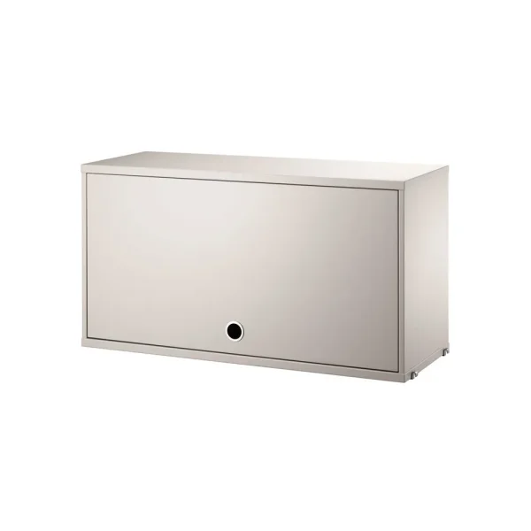 String String cabinet with flip door Beige, 78x30 cm