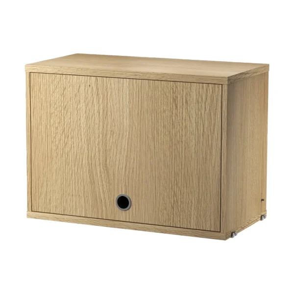 String String cabinet with flip door Oak, 58x30 cm