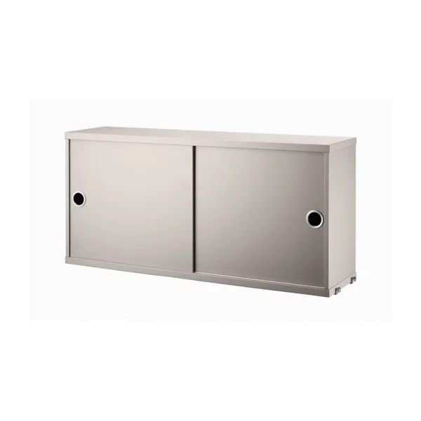 String String cabinet with sliding door Beige, 78x20 cm