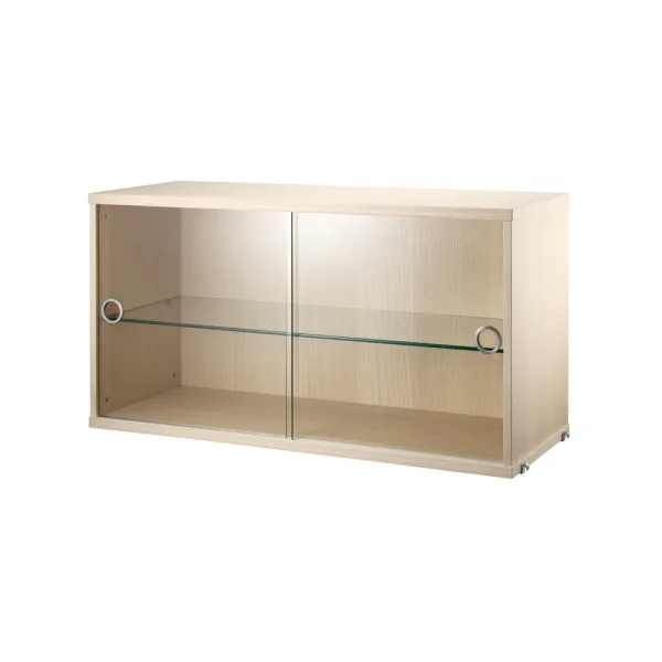 String String display cabinet Ash, 78x30 cm