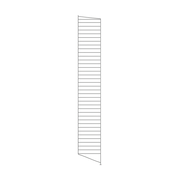 String String floor panels Dark grey, 200x30 cm, 1-pack