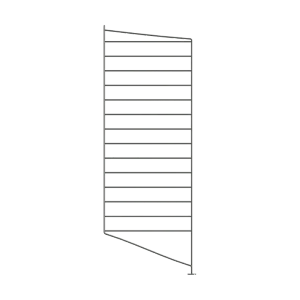 String String floor panels Dark grey, 85x30 cm, 1-pack