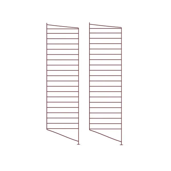 String String floor panels Dark red, 115x30 cm, 2-pack