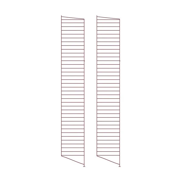 String String floor panels Dark red, 200x30 cm, 2-pack
