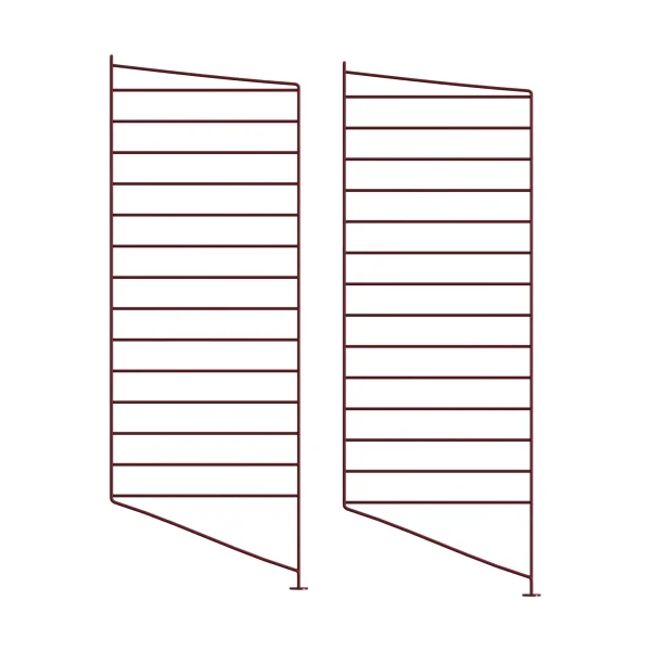 String String floor panels Dark red, 85x30 cm, 2-pack