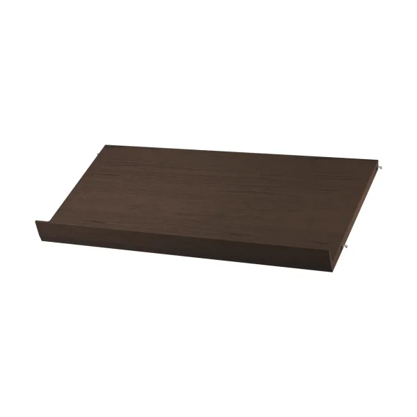 String String magazine shelf wood Dark oak, 78x30 cm