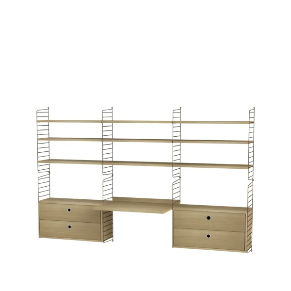 String String office oak & brown - Combination F String office oak & brown - Combination F