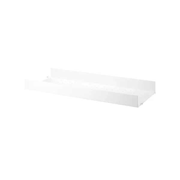 String String shelf metal White, 78x30 cm, high edge