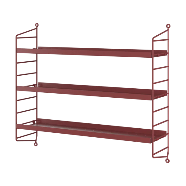 String String shelf Pocket metal Oxtorg red