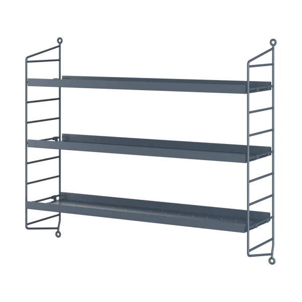 String String shelf Pocket metal Sergel grey