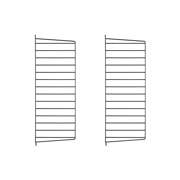 String String wall panels Black, 75x30 cm, 2-pack