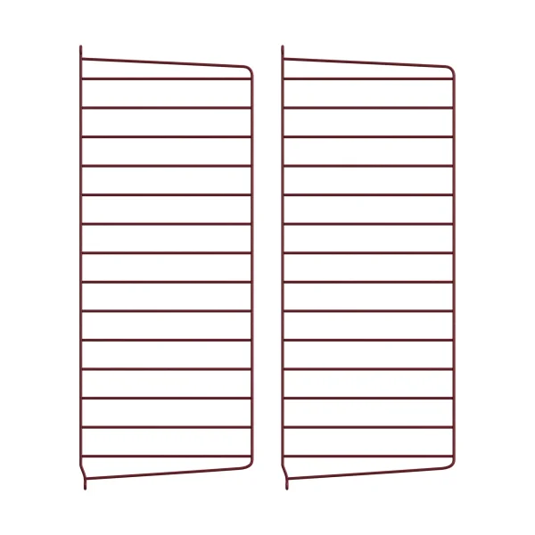 String String wall panels Dark red, 75x30 cm, 2-pack