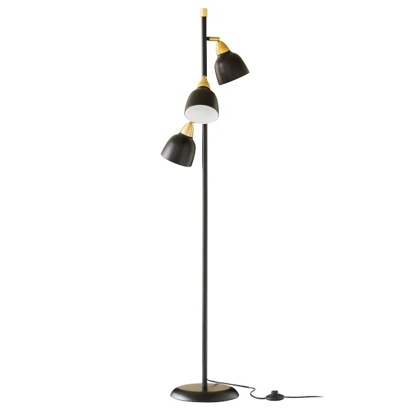 Superliving Urban Triple floor lamp matte real black