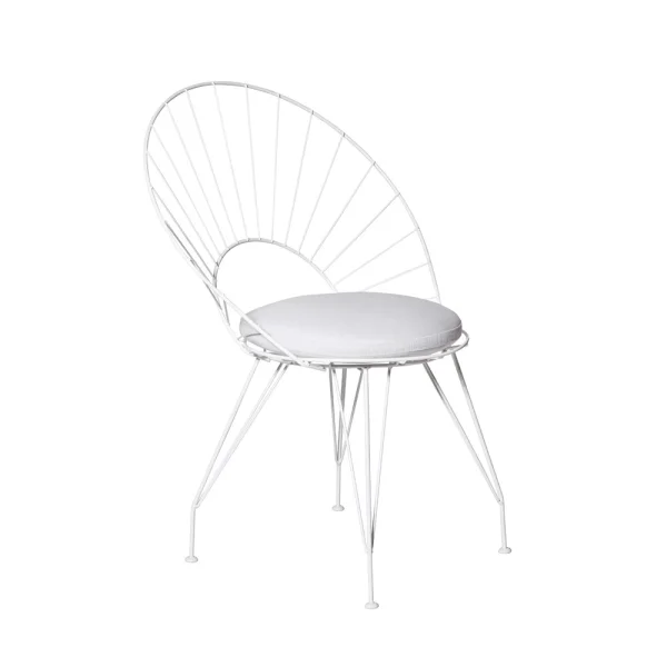 Swedese Desirée chair Nature/beige-white stand