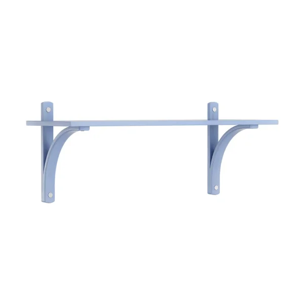 Swedese Levi shelf 1 shelf level ILKE Blue-aluminium, 90 cm