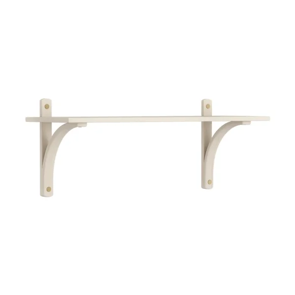 Swedese Levi shelf 1 shelf level White pigmented ash-brass, 90 cm