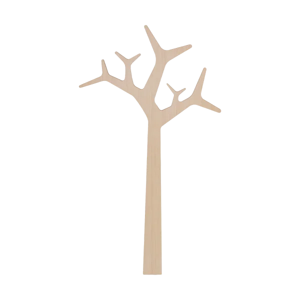 Swedese Tree wall wall-mounted coat hanger Special Edition 134 cm White pigmented pine
