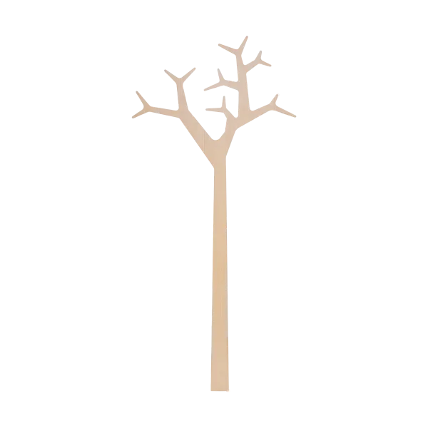 Swedese Tree wall wall-mounted coat rack Special Edition 194 cm White pigmented pine